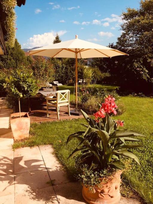 Unterwössen Charmantes Garten-Apartment: Erholung Im Chiemgau מראה חיצוני תמונה
