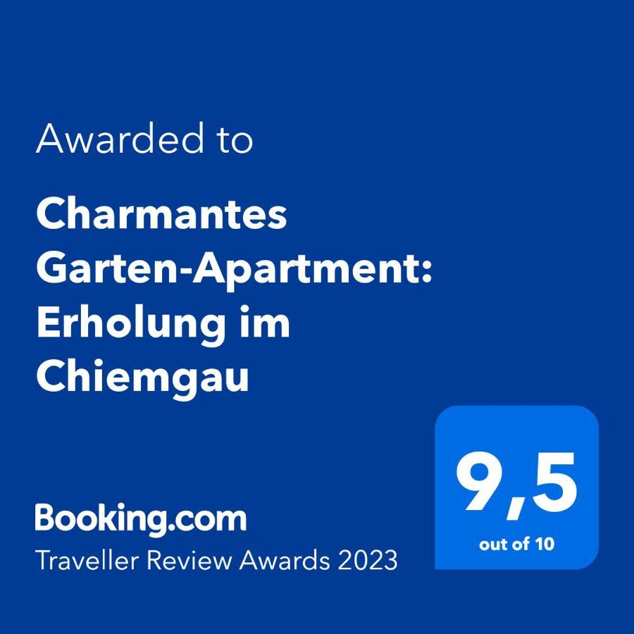 Unterwössen Charmantes Garten-Apartment: Erholung Im Chiemgau מראה חיצוני תמונה